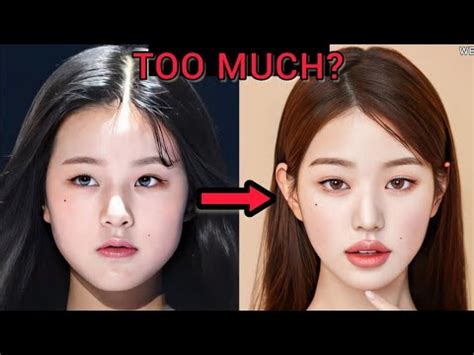 wonyoung plastic surgery.